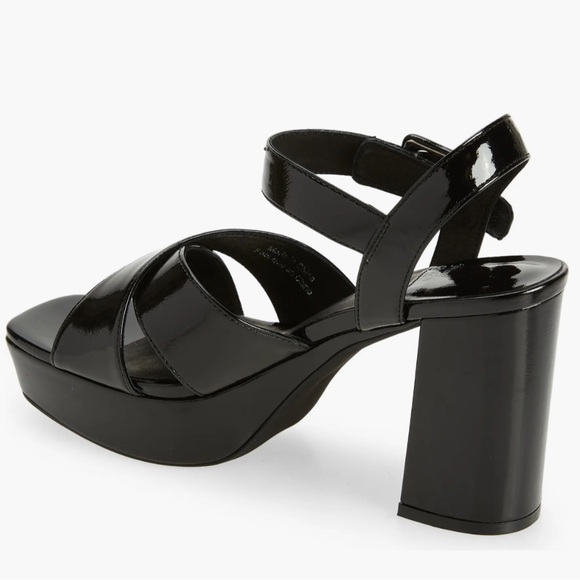 3️⃣ LIKE NEW! Jeffrey Campbell Amma platform slingback sandal sz 6 black - Picture 2 of 7